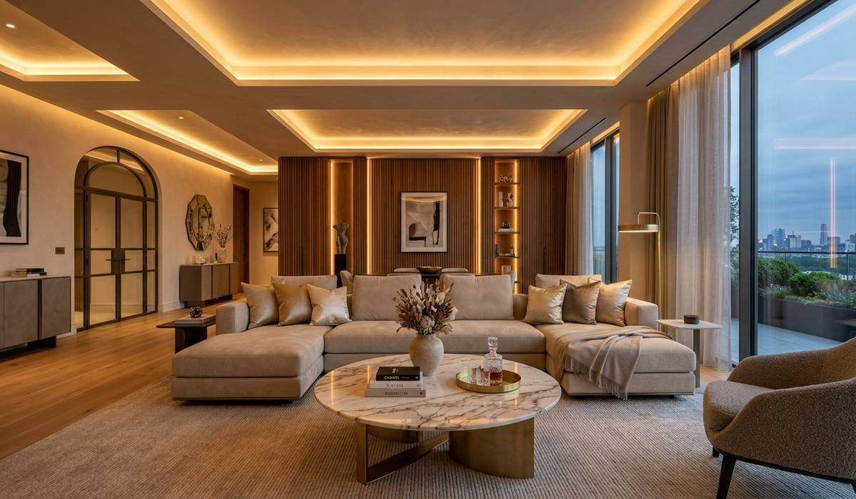 Farman Interior Luxury Living Room Architecture & Design